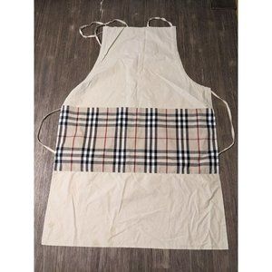 Authentic BURBERRY nova check BBQ APRON unisex  ONE SIZE Minor Staining